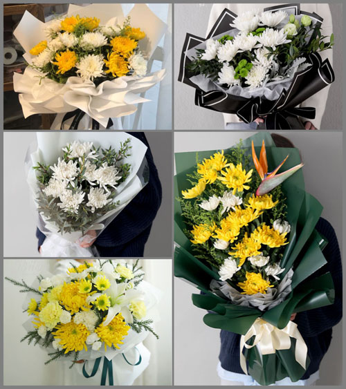 河南郑州二七区侯寨乡白事花束代送